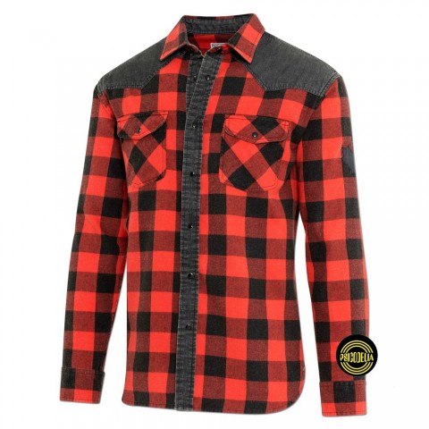 Camisa de cuadros roja y negra Lumberjack