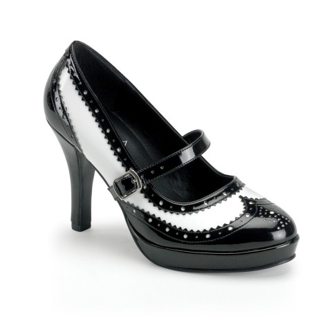 Zapatos Oxford en blanco y negro - Contessa-06