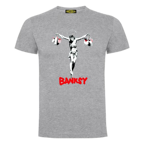 Camiseta Banksy Cristo