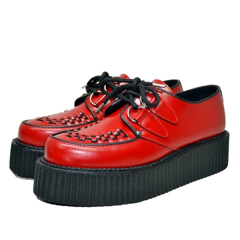 Zapatos Creepers rojos...